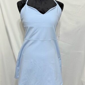 Spiritual Gangster Jet Active Blue Dress W/Attached Bodysuit Size M